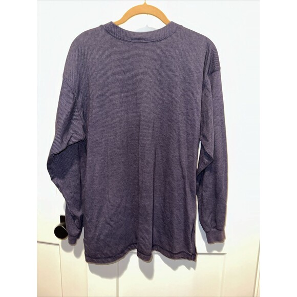 90s Vintage On Your Mark Purple/black Long Sleeve Shirt Medium VTG 1990s Medium - Picture 6 of 8